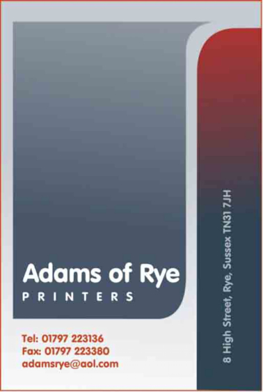 Adams Printers Ad